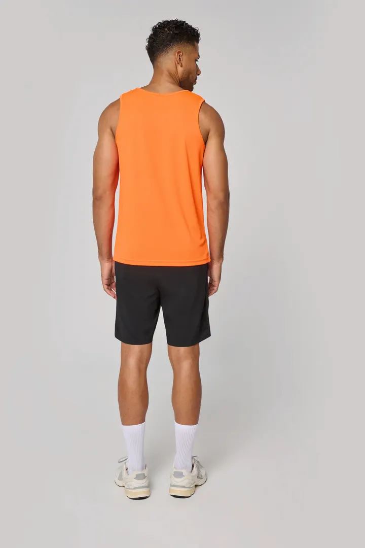 Herren Basic Sport Funktionsshirt ärmellos 4