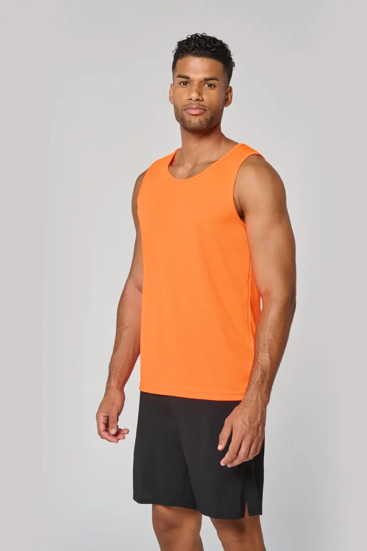 Herren Basic Sport Funktionsshirt ärmellos 6