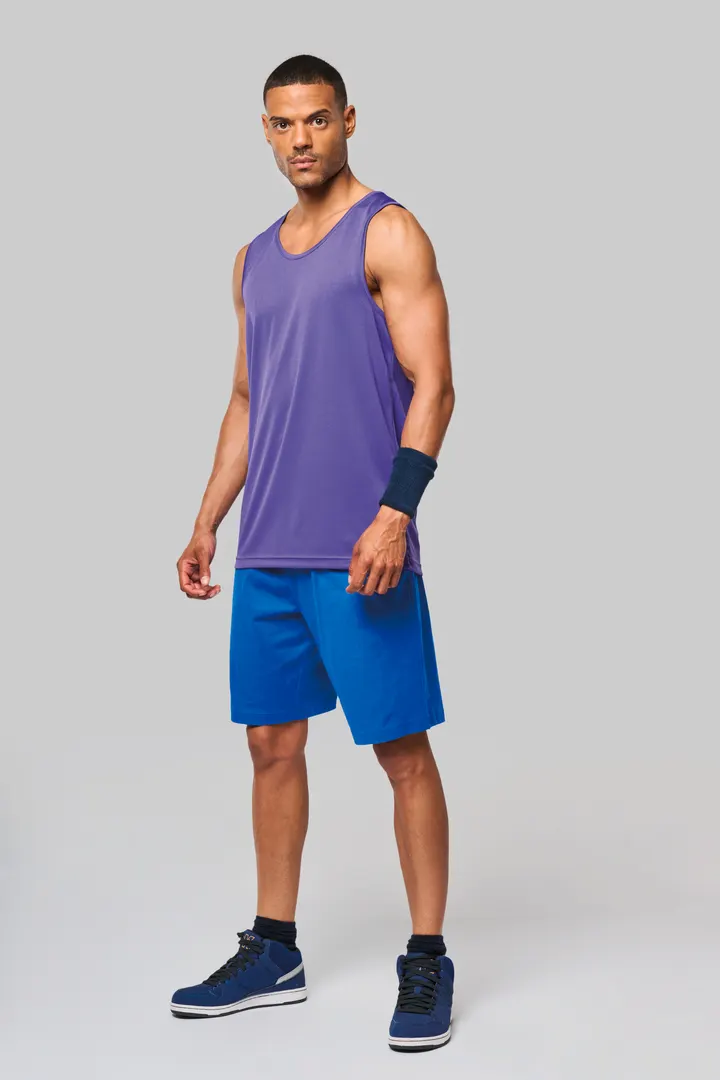 Herren Basic Sport Funktionsshirt ärmellos 9