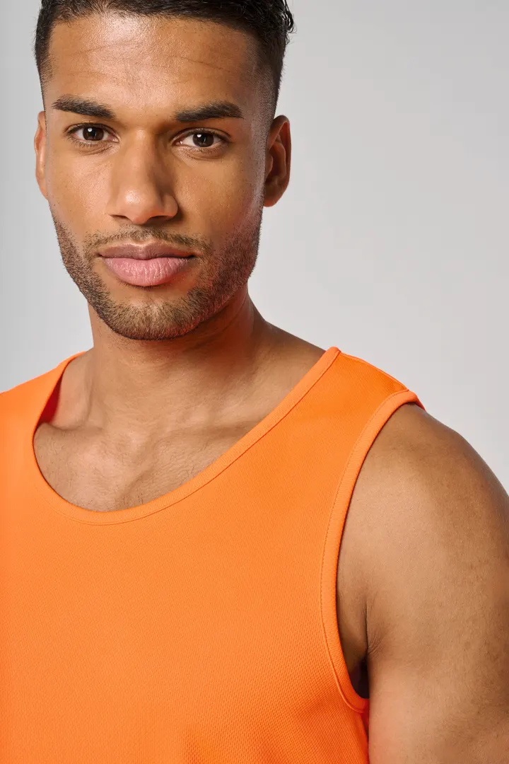 Herren Basic Sport Funktionsshirt ärmellos 8