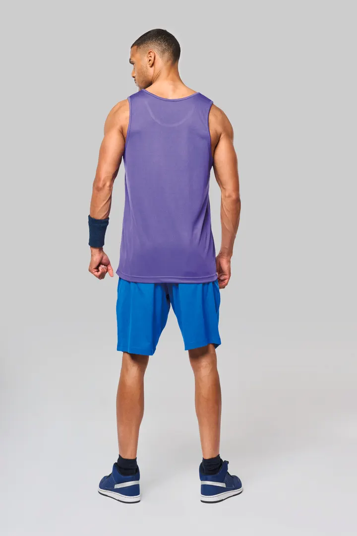 Herren Basic Sport Funktionsshirt ärmellos 12