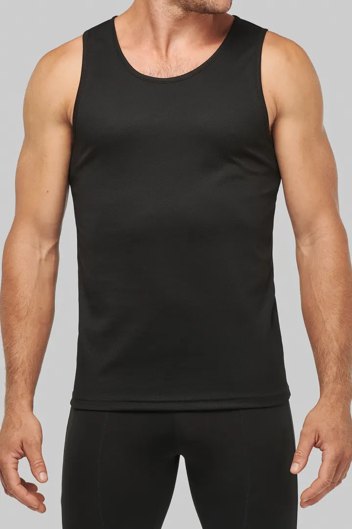Herren Basic Sport Funktionsshirt ärmellos 3