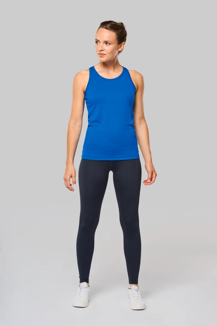 Damen Basic Sport Funktionsshirt ärmellos 13