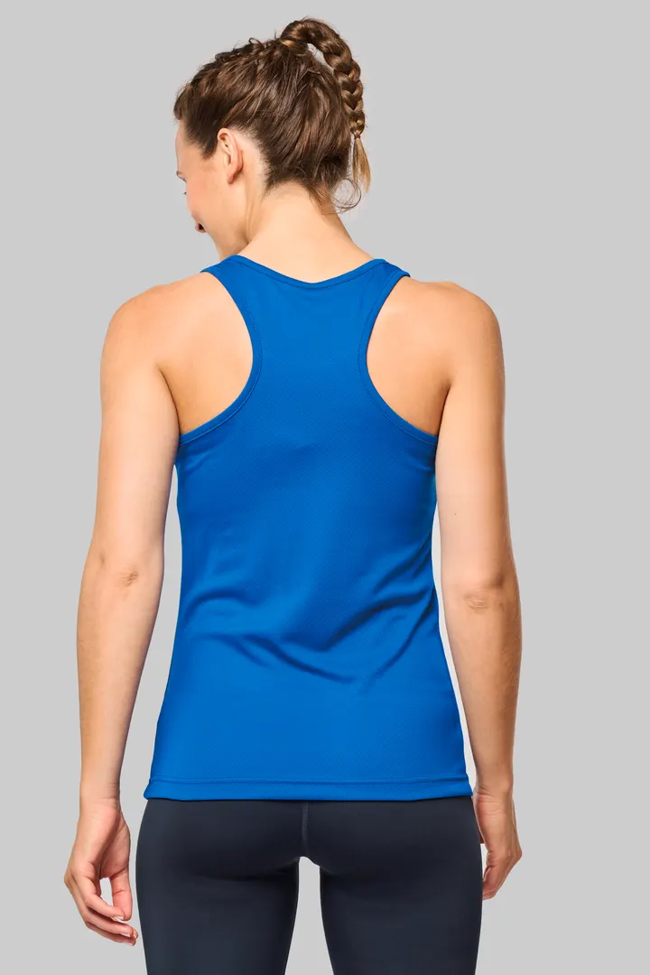 Damen Basic Sport Funktionsshirt ärmellos 4