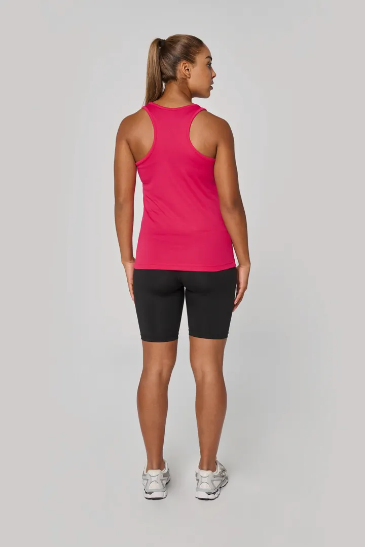 Damen Basic Sport Funktionsshirt ärmellos 5