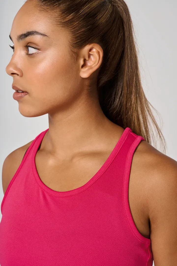 Damen Basic Sport Funktionsshirt ärmellos 7