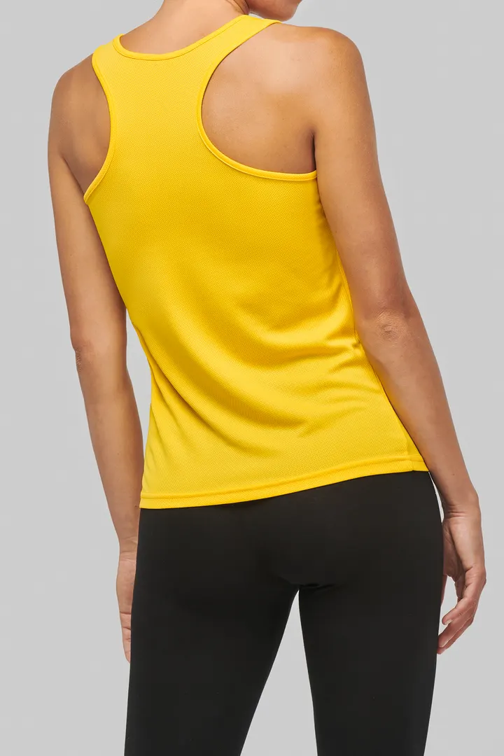 Damen Basic Sport Funktionsshirt ärmellos 9