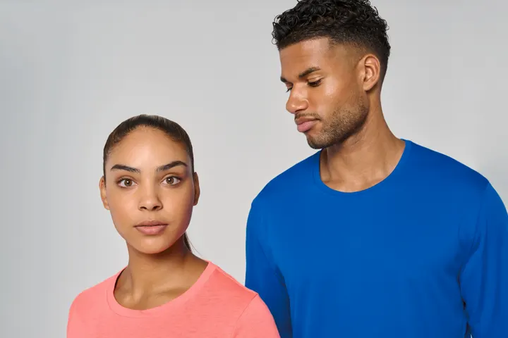 Damen-Triblend-Sportshirt mit Rundhalsausschnitt 17