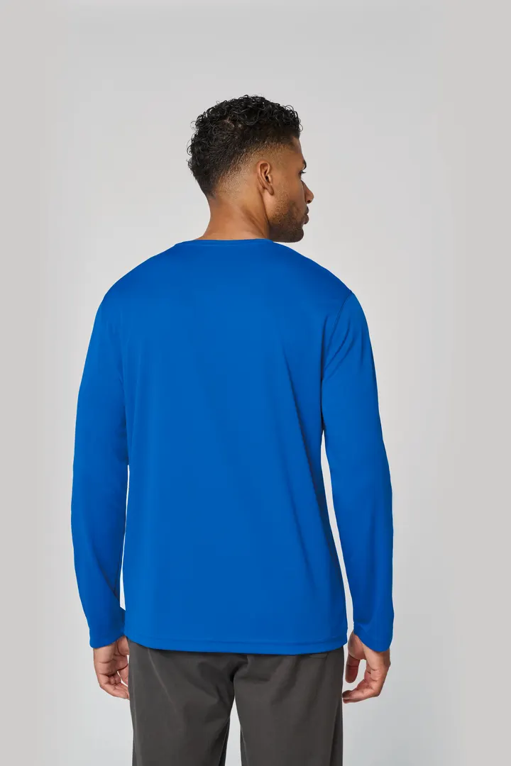 Herren Basic Sport Funktionsshirt Langarm 5