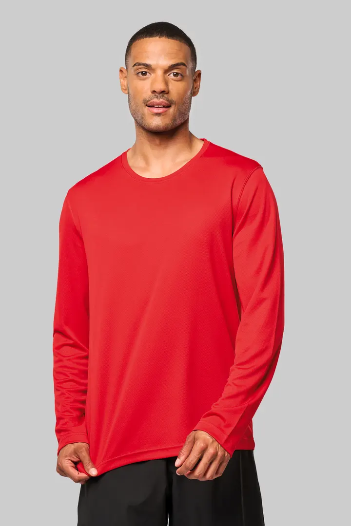 Herren Basic Sport Funktionsshirt Langarm 9