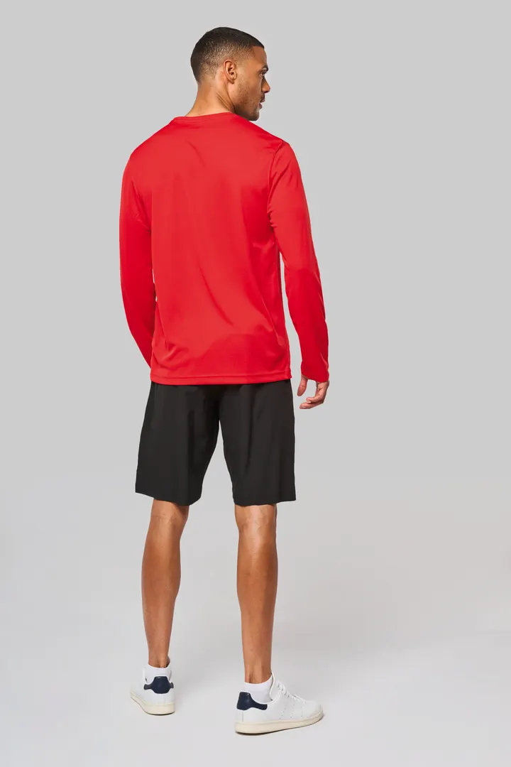 Herren Basic Sport Funktionsshirt Langarm 10