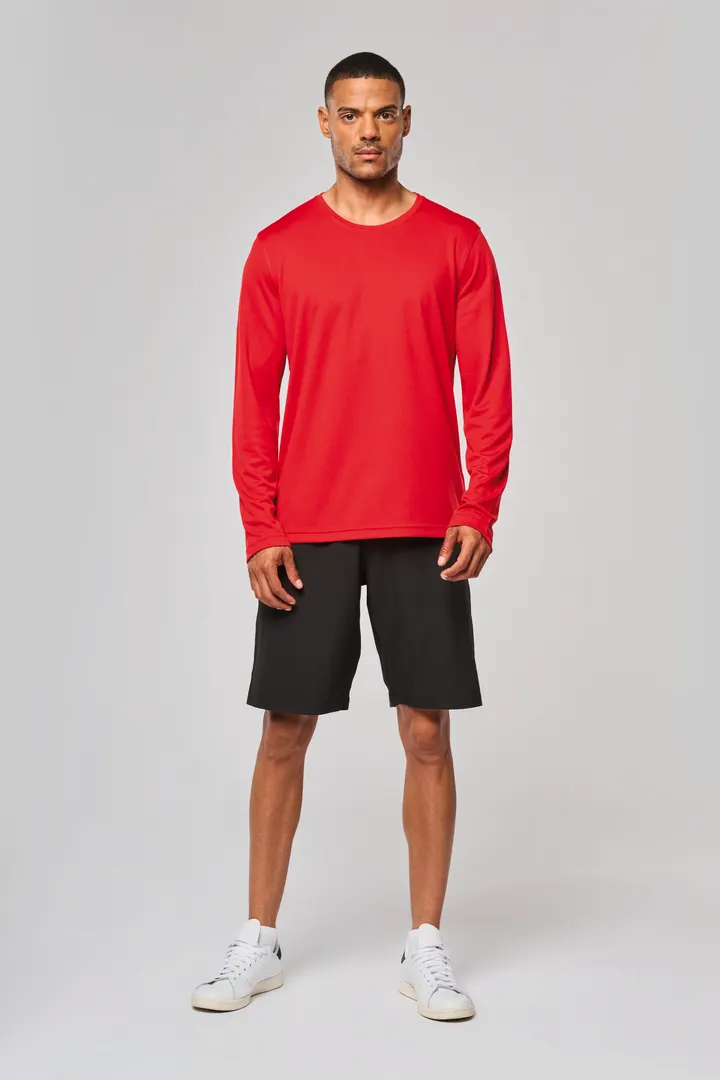 Herren Basic Sport Funktionsshirt Langarm 12