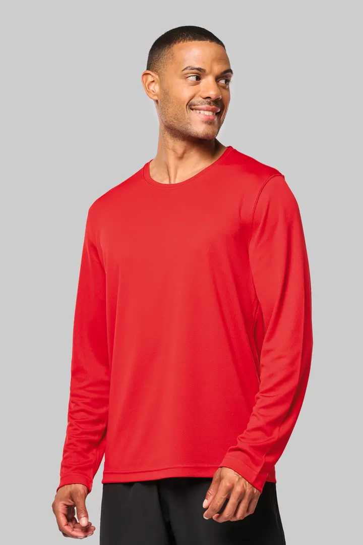 Herren Basic Sport Funktionsshirt Langarm 2
