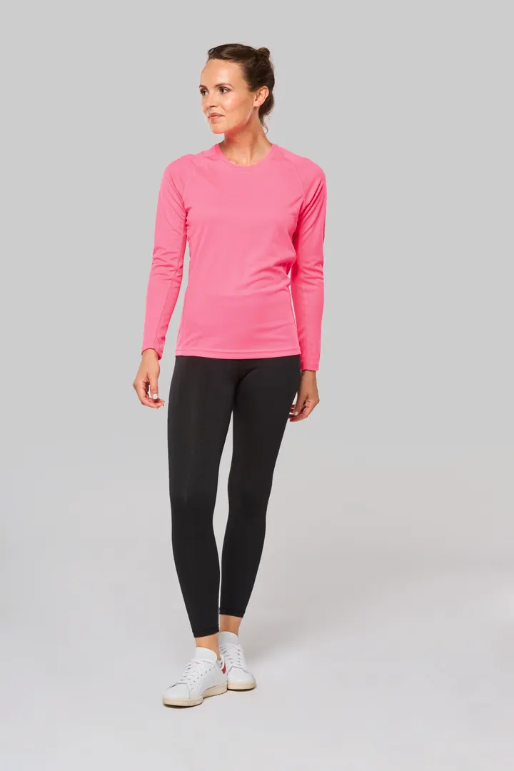 Damen Basic Sport Funktionsshirt Langarm 26