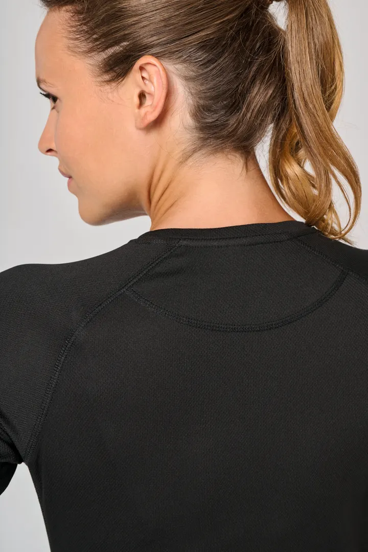 Damen Basic Sport Funktionsshirt Langarm 25