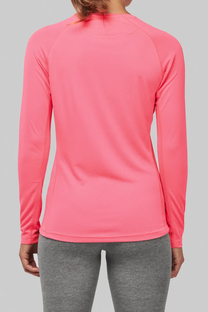 Damen Basic Sport Funktionsshirt Langarm 32