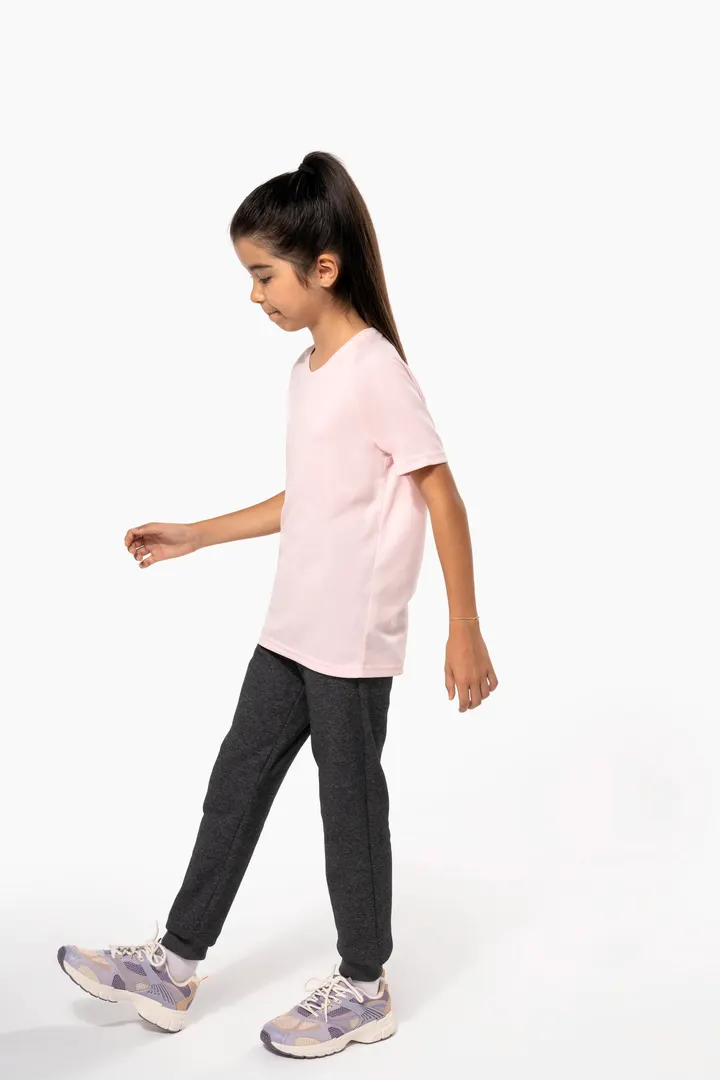 Kinder Basic Sport Funktionsshirt Kurzarm 14