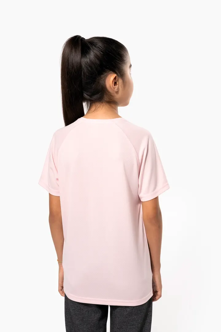 Kinder Basic Sport Funktionsshirt Kurzarm 18