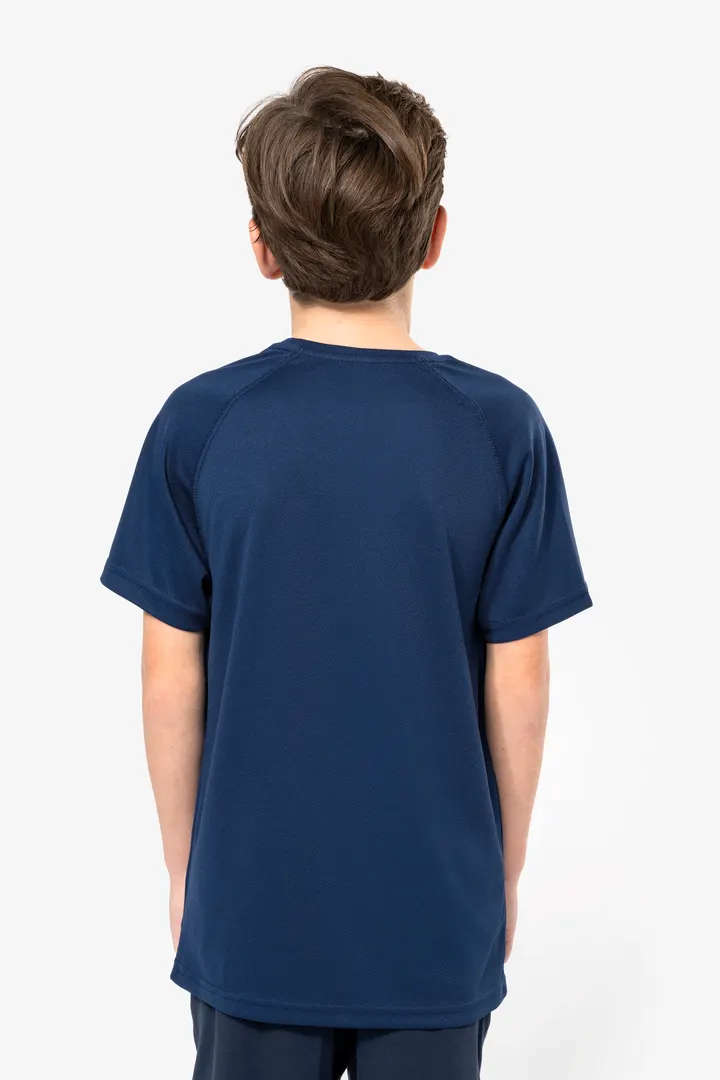 Kinder Basic Sport Funktionsshirt Kurzarm 21
