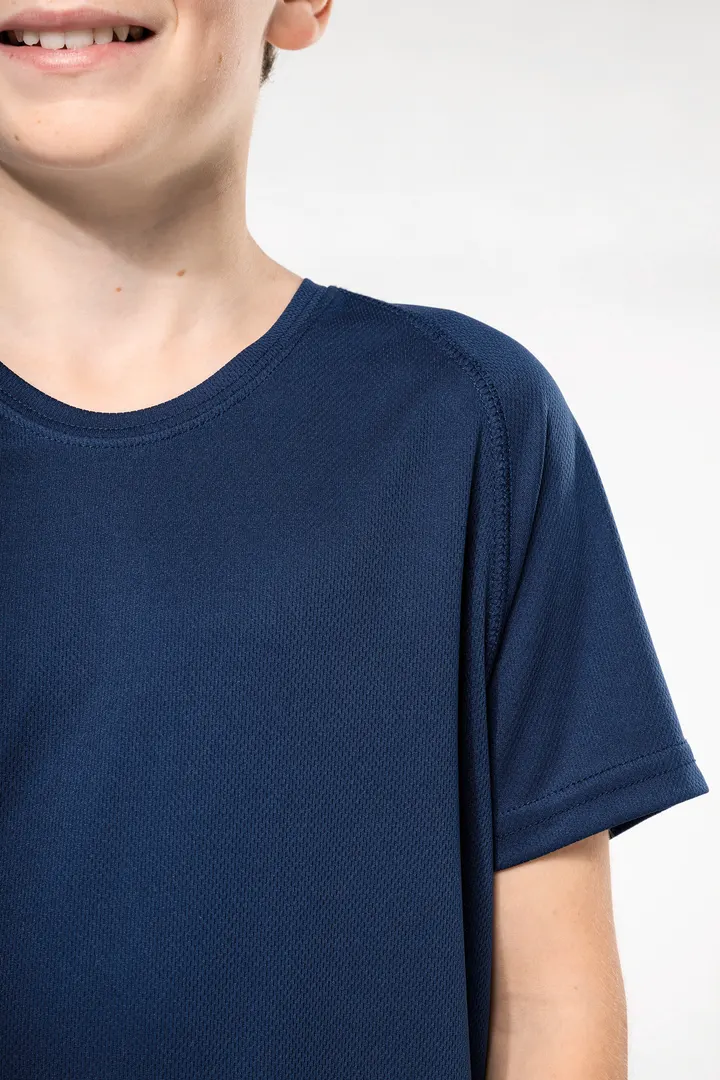 Kinder Basic Sport Funktionsshirt Kurzarm 22