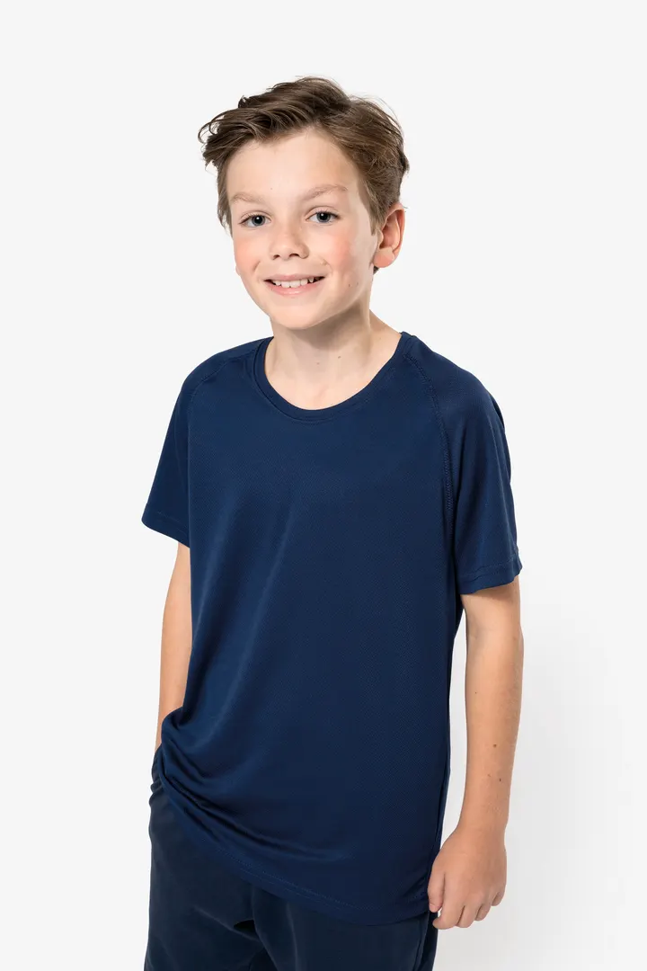 Kinder Basic Sport Funktionsshirt Kurzarm 25