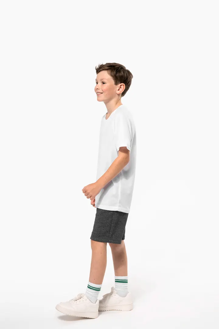 Kinder Basic Sport Funktionsshirt Kurzarm 4