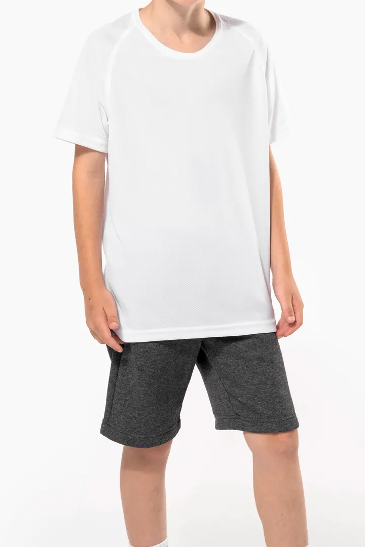 Kinder Basic Sport Funktionsshirt Kurzarm 3