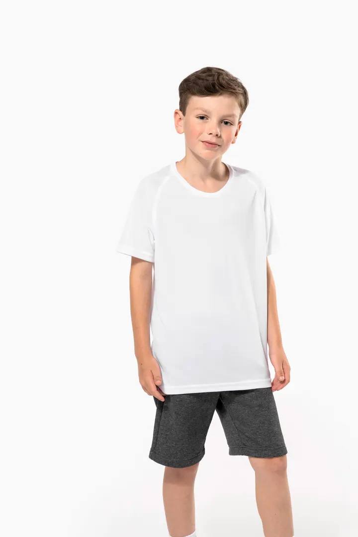 Kinder Basic Sport Funktionsshirt Kurzarm 6