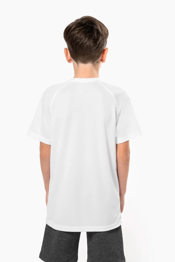 Kinder Basic Sport Funktionsshirt Kurzarm 9