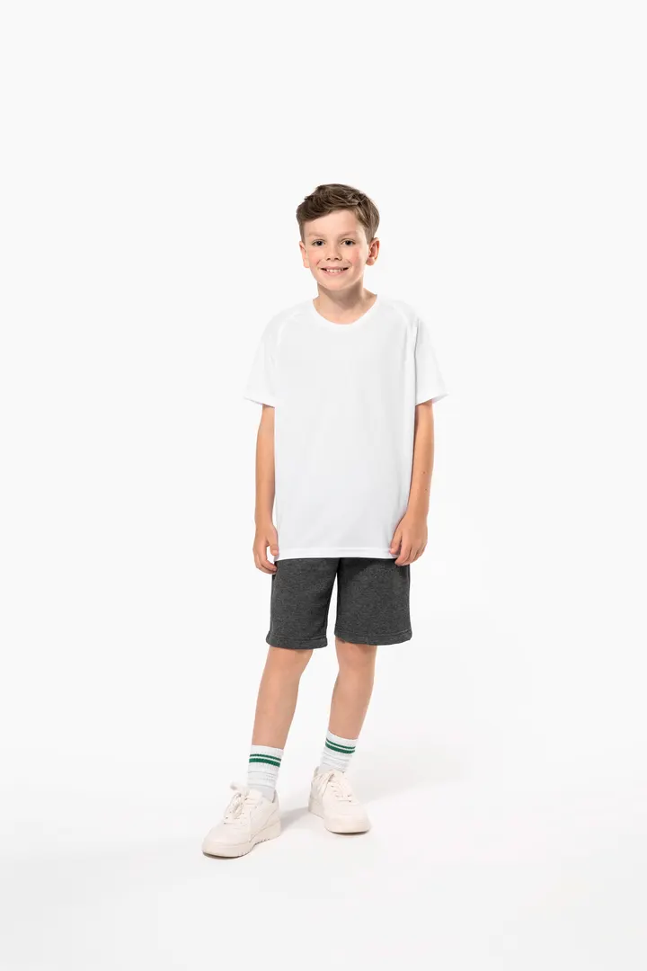 Kinder Basic Sport Funktionsshirt Kurzarm 2