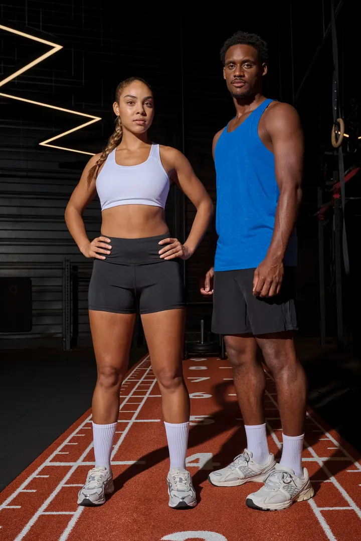 Umweltfreundliche 2-in-1-Shorts mit integrierter Untershort für Herren 22