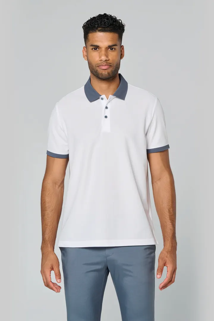 Herren Performance Piqué-Polohemd 2