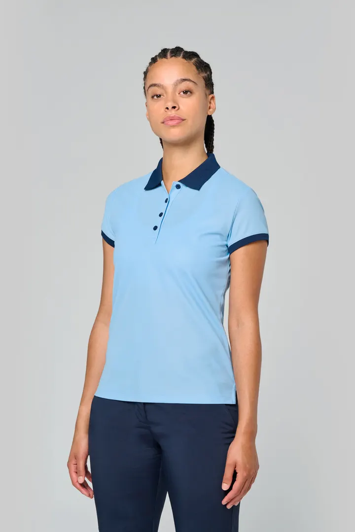 Performance Piqué-Polohemd für Damen 2