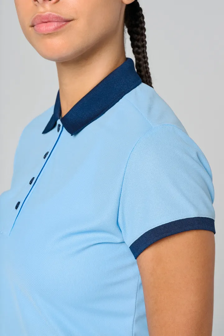 Performance Piqué-Polohemd für Damen 7