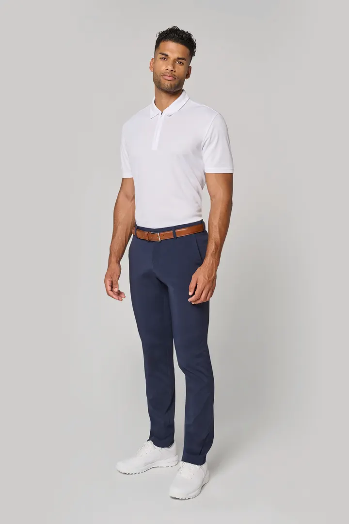 Herren Sport-Poloshirt mit 1/4-Reißverschluss 24