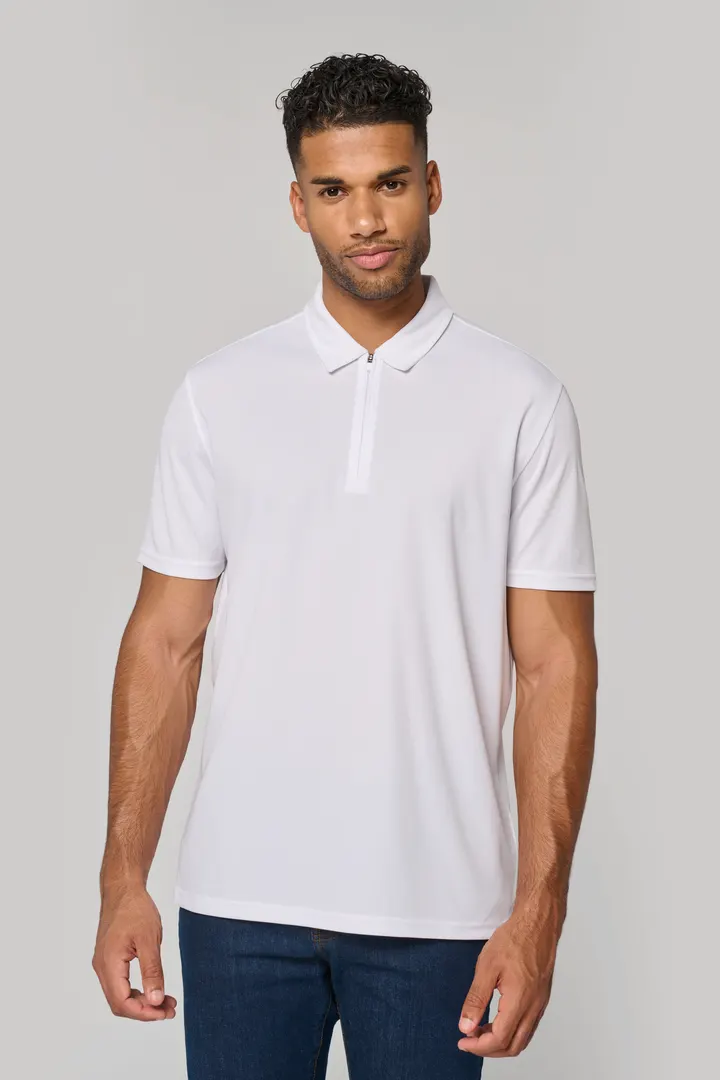 Herren Sport-Poloshirt mit 1/4-Reißverschluss 31