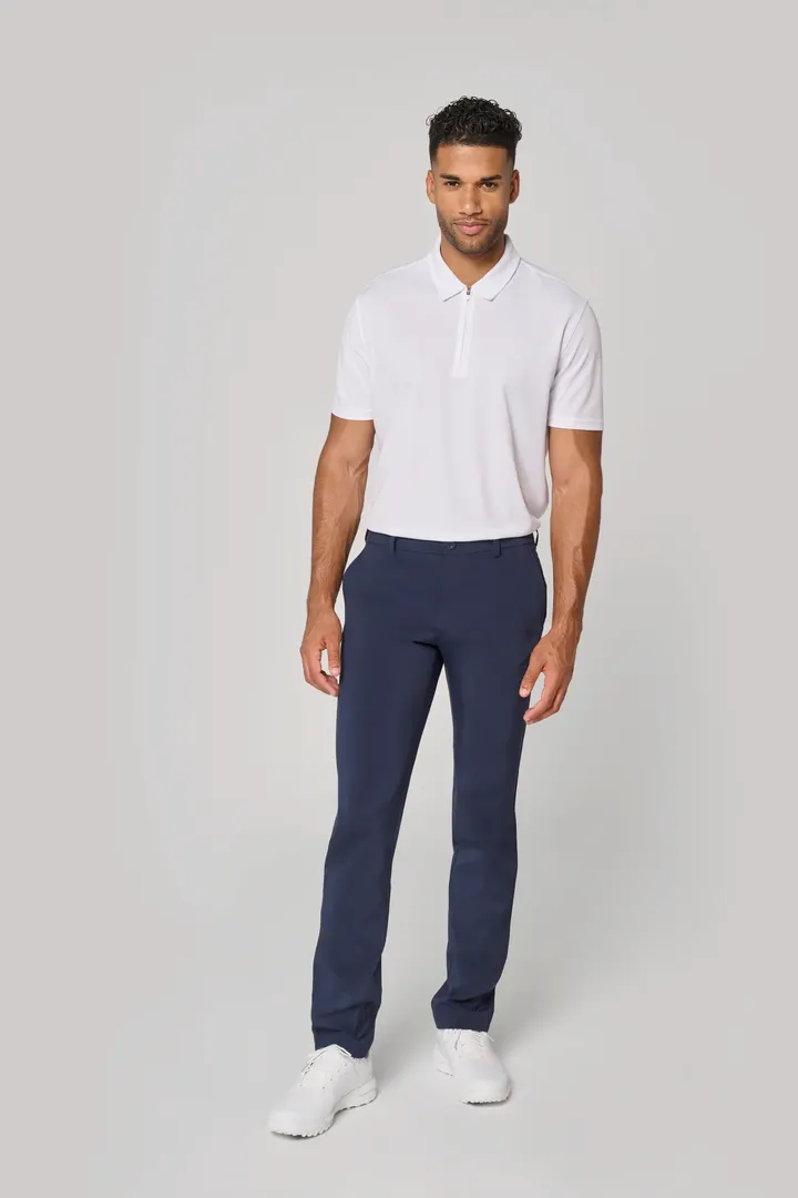 Herren Sport-Poloshirt mit 1/4-Reißverschluss 4