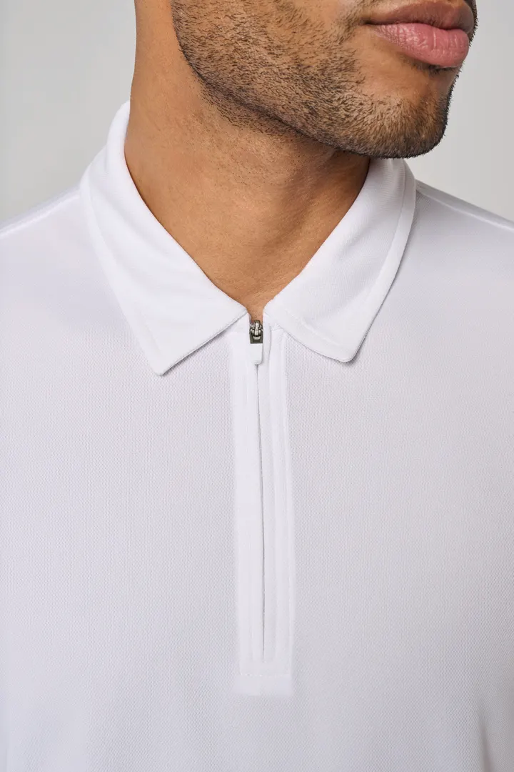 Herren Sport-Poloshirt mit 1/4-Reißverschluss 8