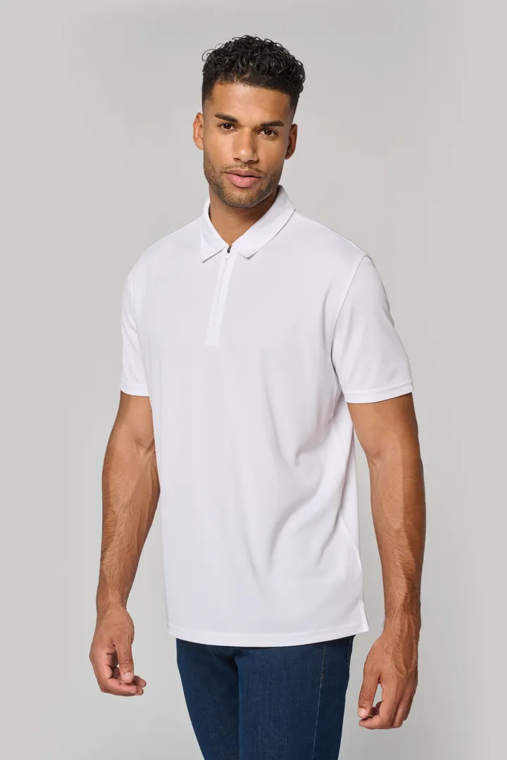 Herren Sport-Poloshirt mit 1/4-Reißverschluss 9