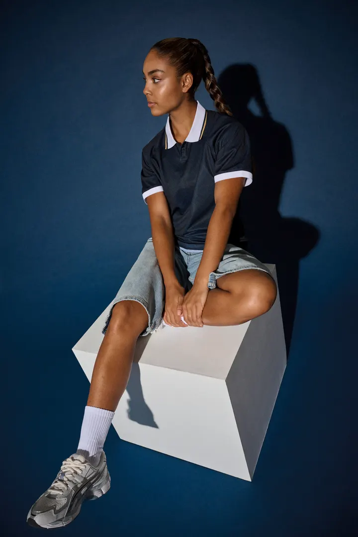 Unisex-Lifestyle-Trikot mit Polokragen 16