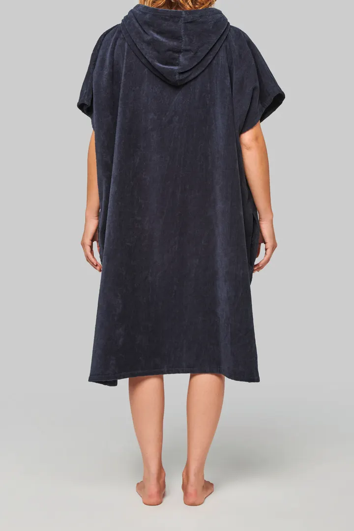 Poncho éponge à capuche unisexe 4