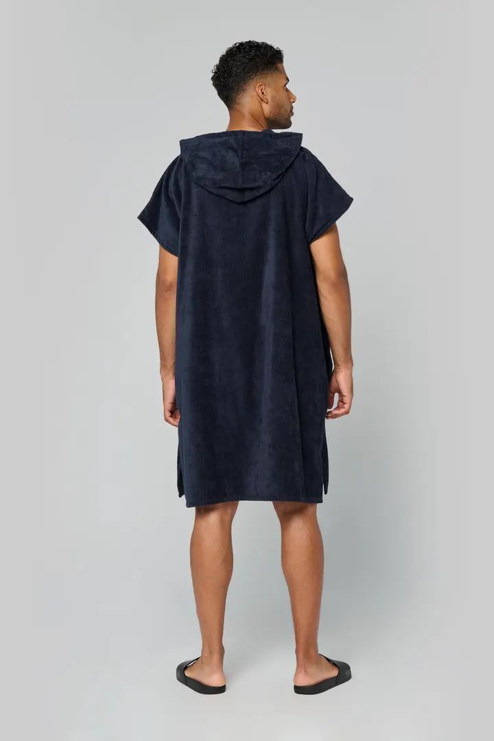 Poncho éponge à capuche unisexe 3