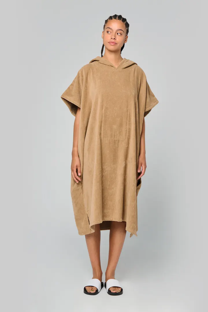 Poncho éponge à capuche unisexe 5