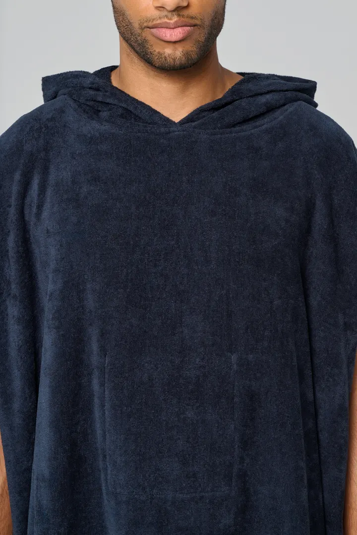 Poncho éponge à capuche unisexe 8