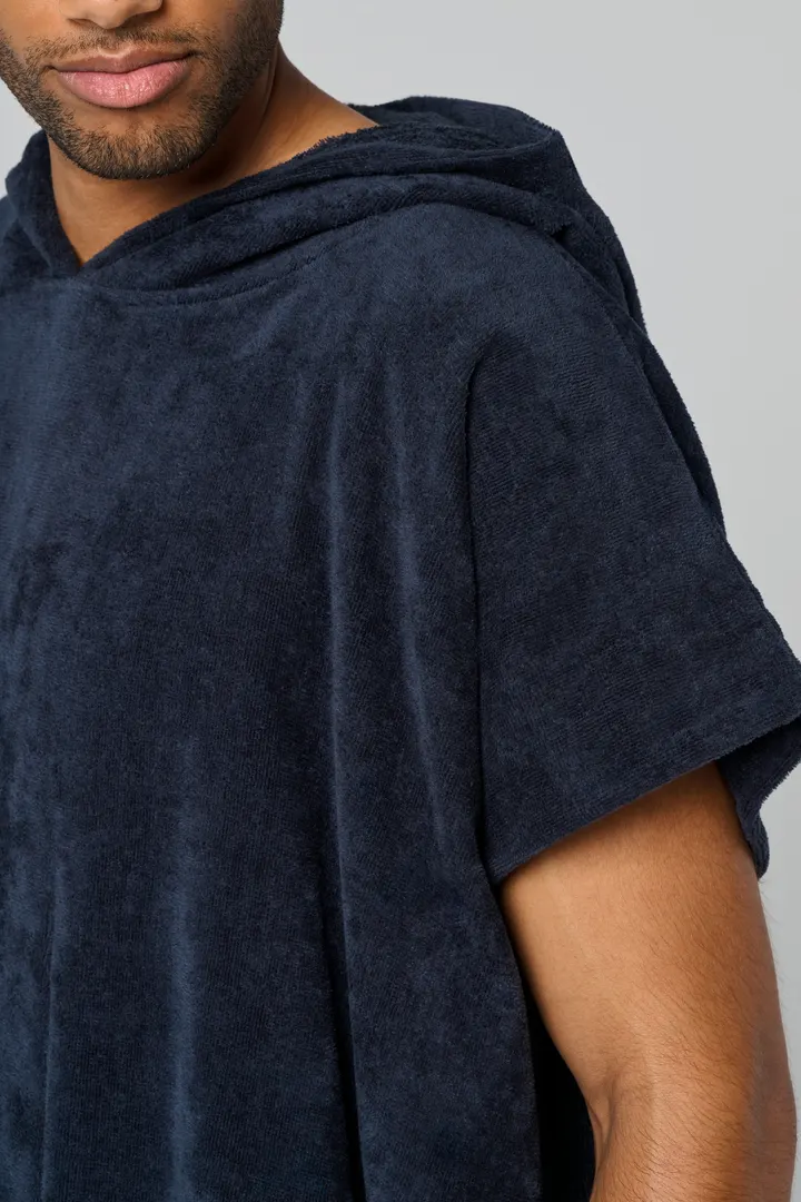 Poncho éponge à capuche unisexe 10