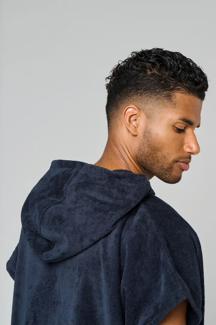 Poncho éponge à capuche unisexe 11