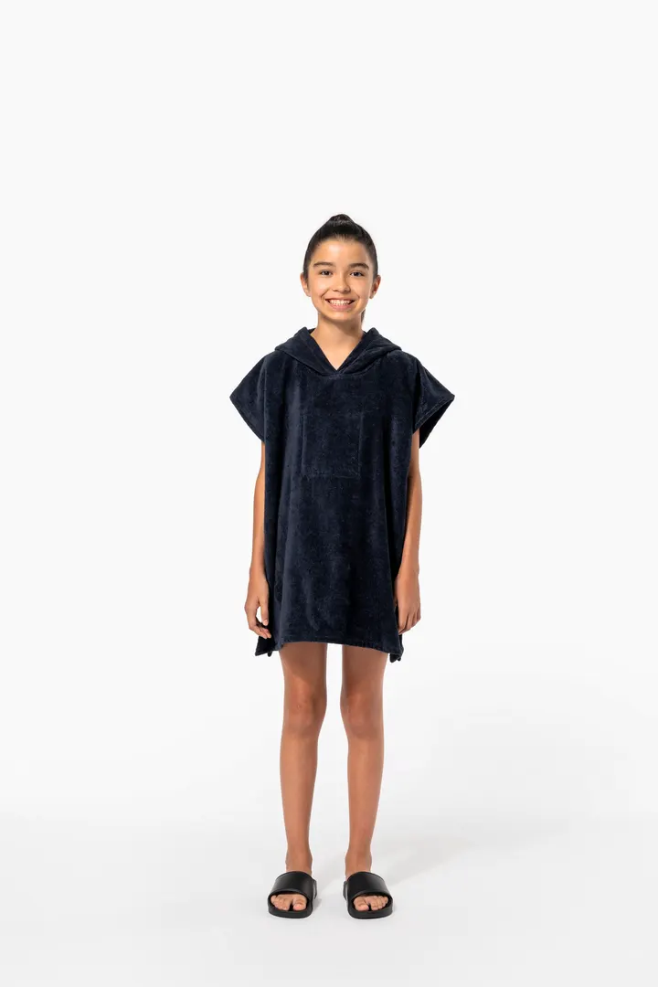 Kinder-Frottee-Poncho mit Kapuze 29