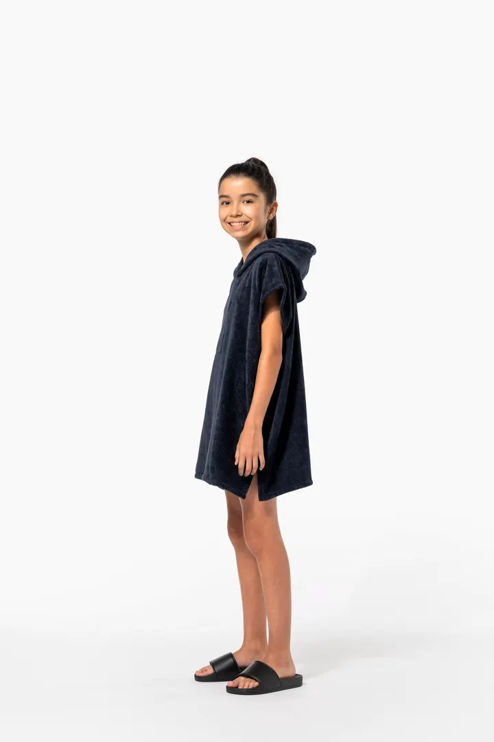 Kinder-Frottee-Poncho mit Kapuze 31