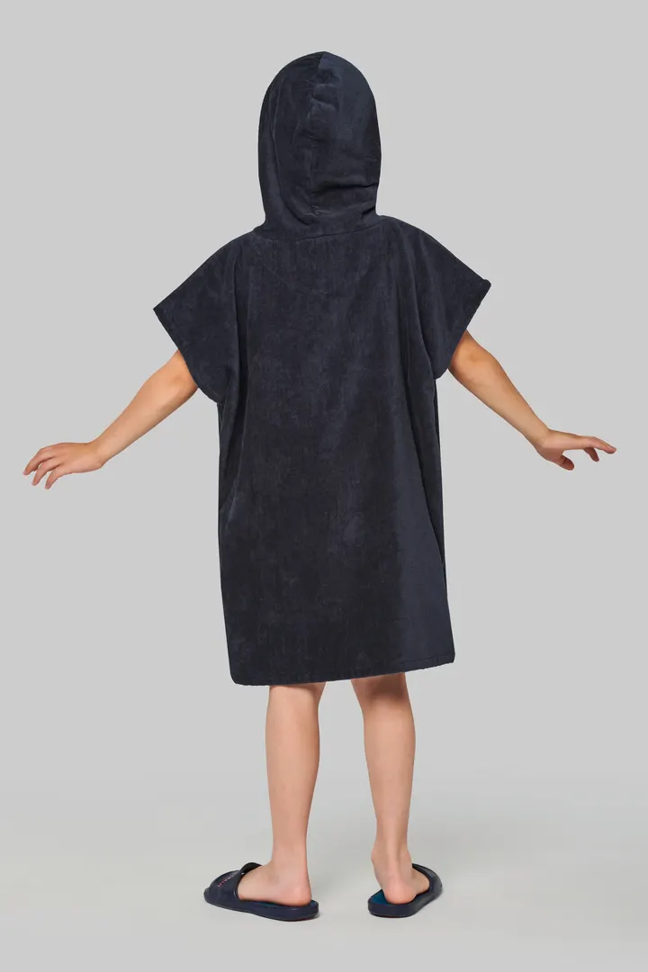 Kinder-Frottee-Poncho mit Kapuze 7