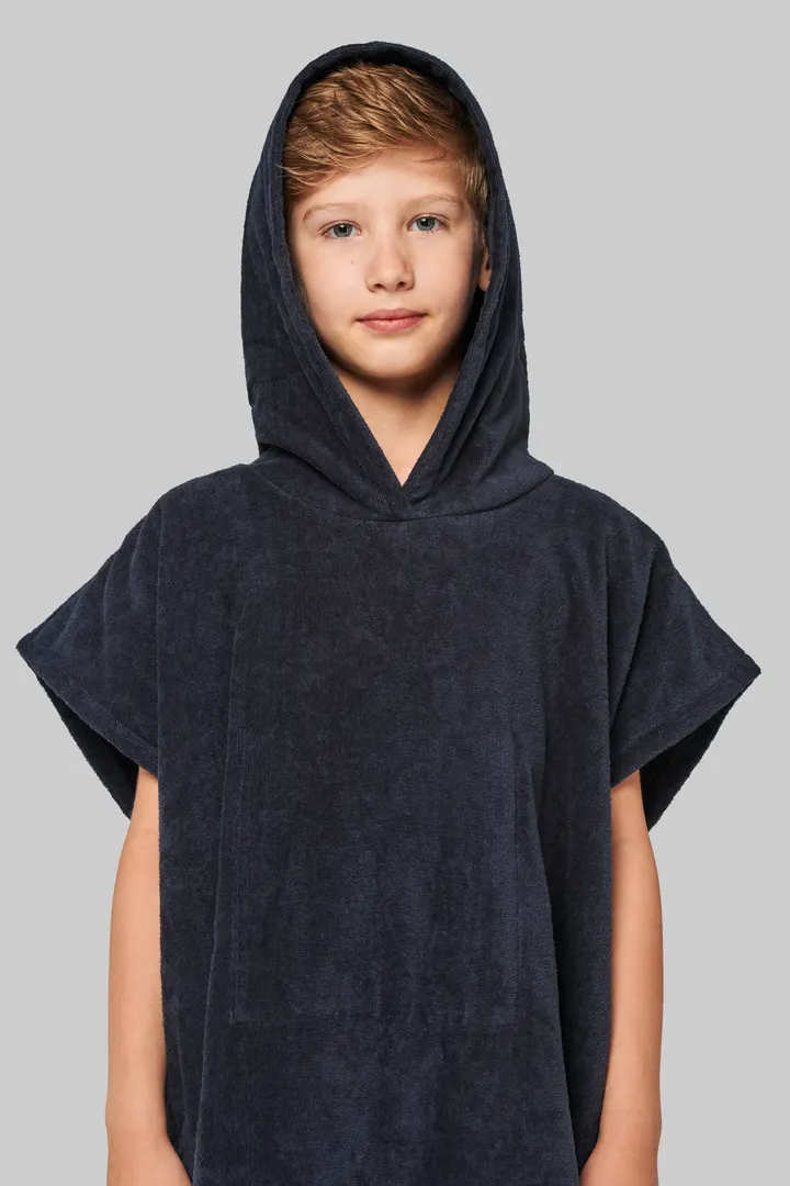 Kinder-Frottee-Poncho mit Kapuze 6